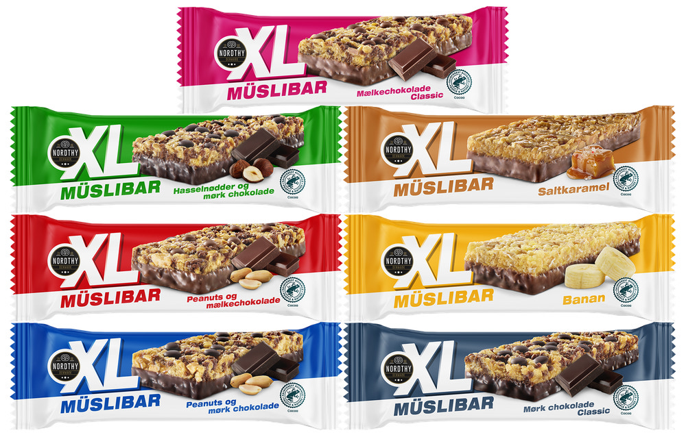 NORDTHY Müslibar XL 50 g - assorterede varianter