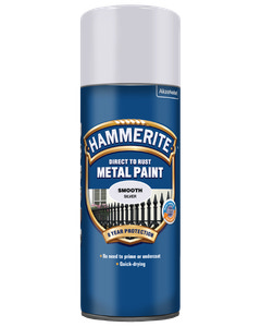 Hammerite spray 400 ml - sølv