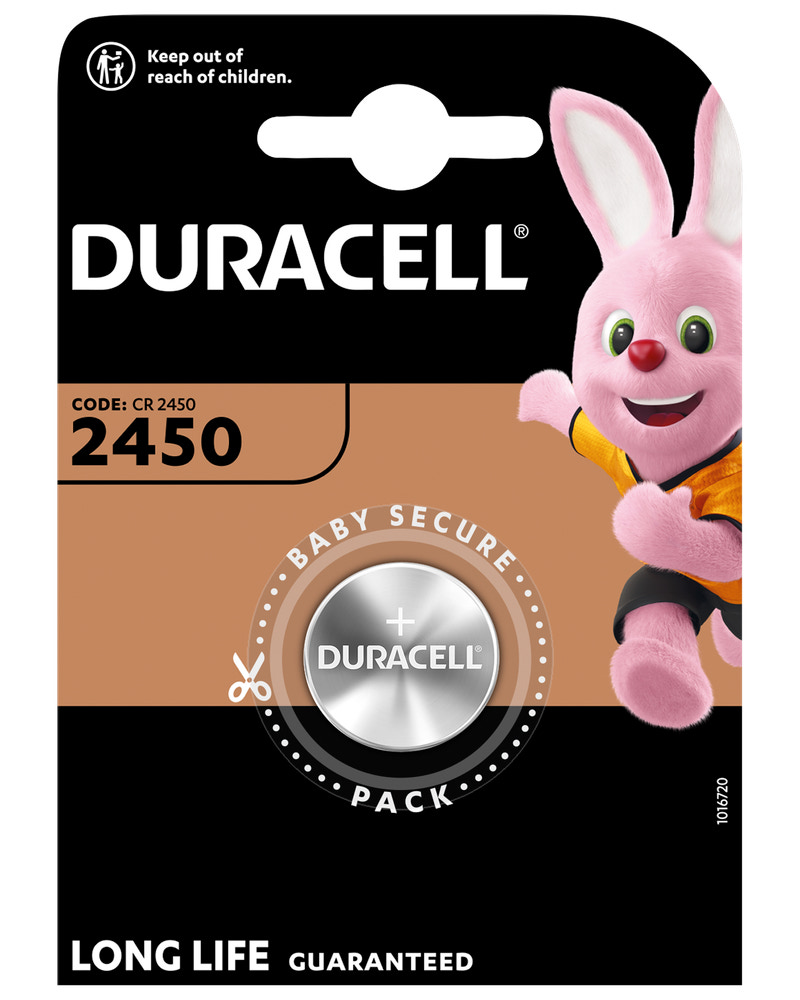 DURACELL Batteri CR2450 1 stk.