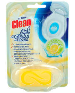 At Home Clean Toiletblok 40 g - Lemon