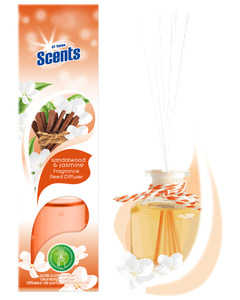 AT HOME SCENTS Duftpinde/diffuser - Sandalwood & Jasmine