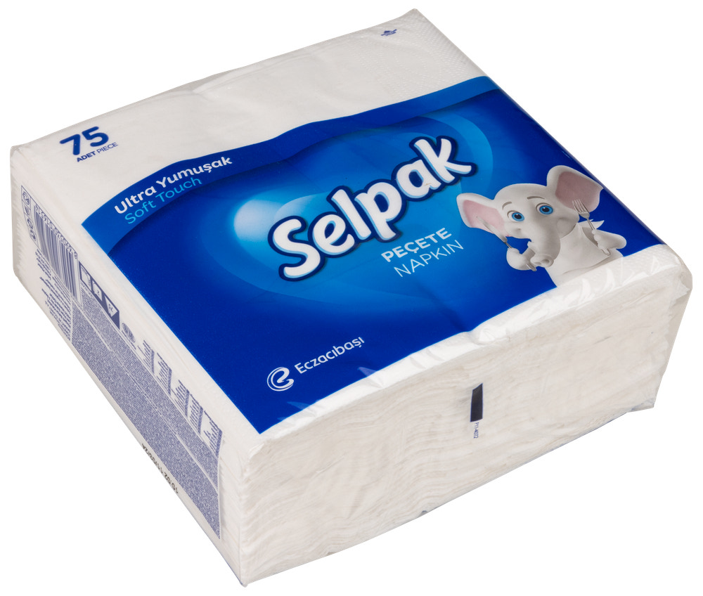 Selpack servett vit 75-pack