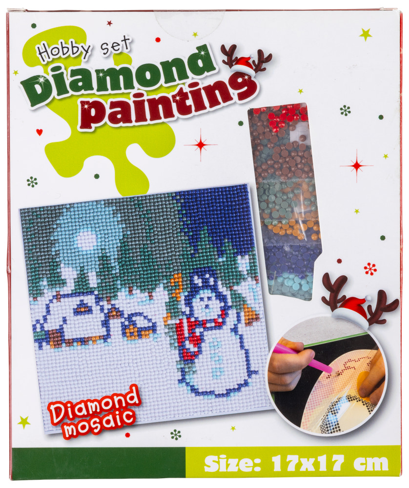 DIAMOND PAININT 17X17 CM JUL