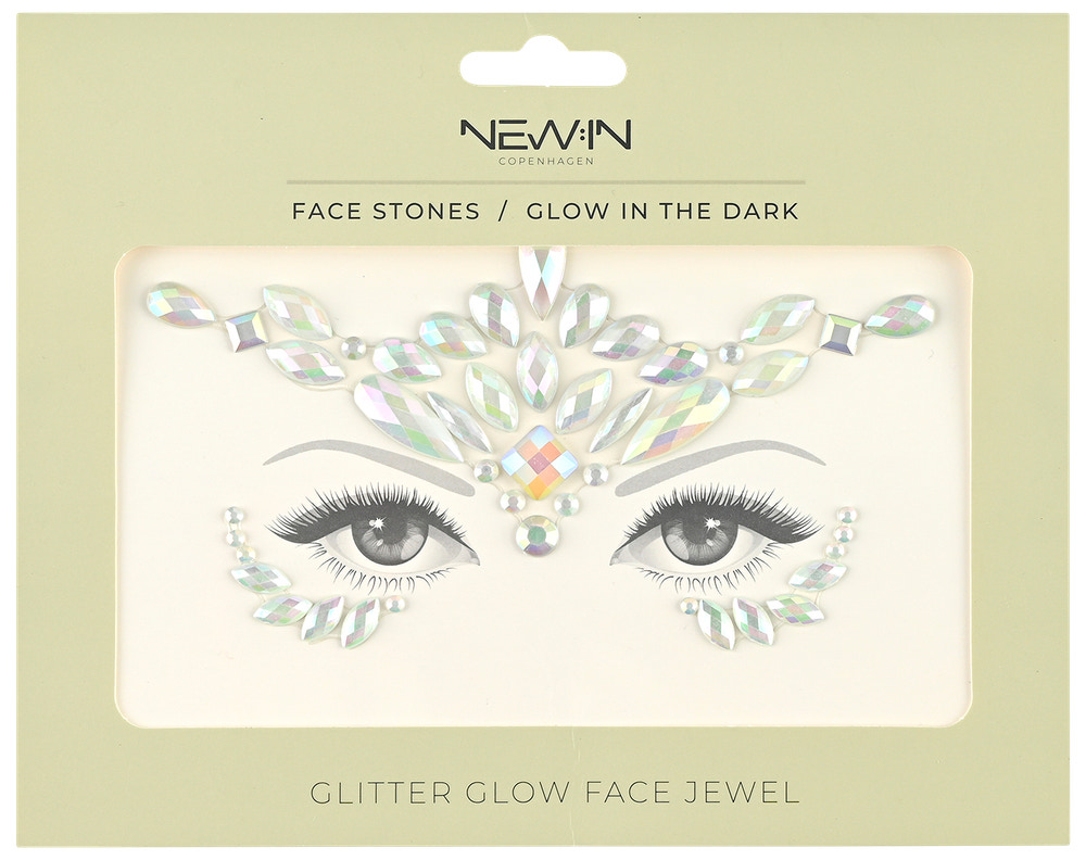 NEW:IN Facestone Glow in the dark assorteret