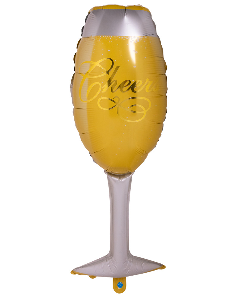 Folieballong champagneglas