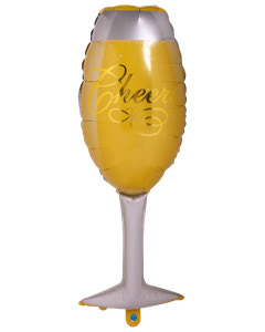 Folieballong champagneglas