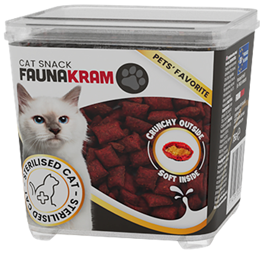 Faunakram Kattesnacks - Steriliseret 75 g