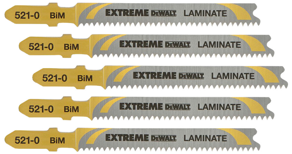 DeWALT Stiksavsklinge BiM laminat DT2080 5-pak