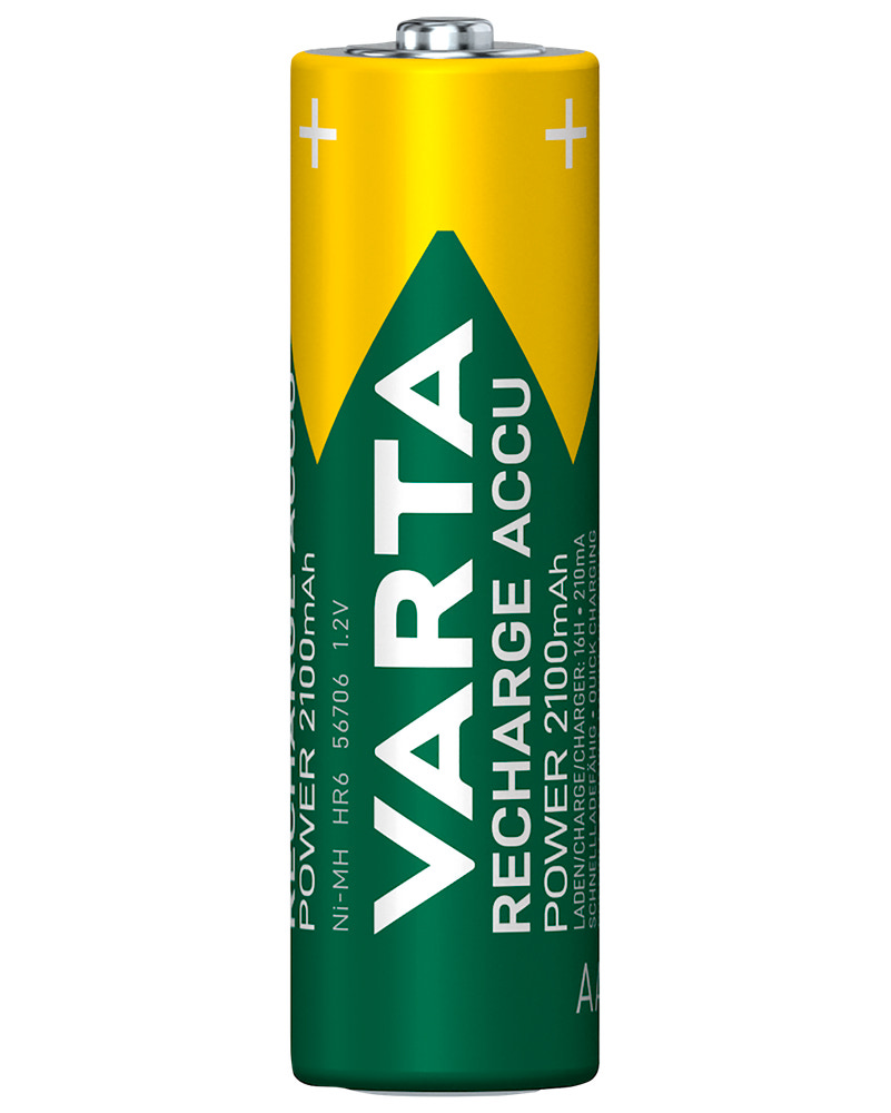 VARTA Genopladelig batteri - AA 2100mAh 4-pak