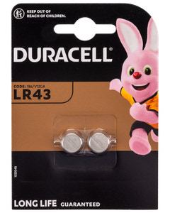 Duracell LR43 2-pak