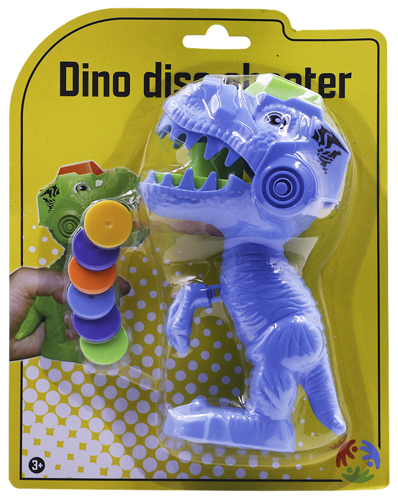 Disc shooter dino H. 16 cm - assorterede farver