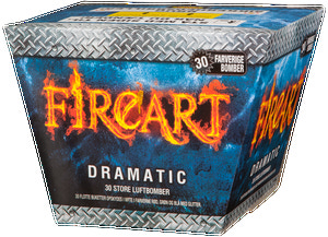 FireArt Dramatic vinkelbatteri 30 skud