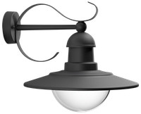 PHILIPS Væglampe Topiary E27 - sort