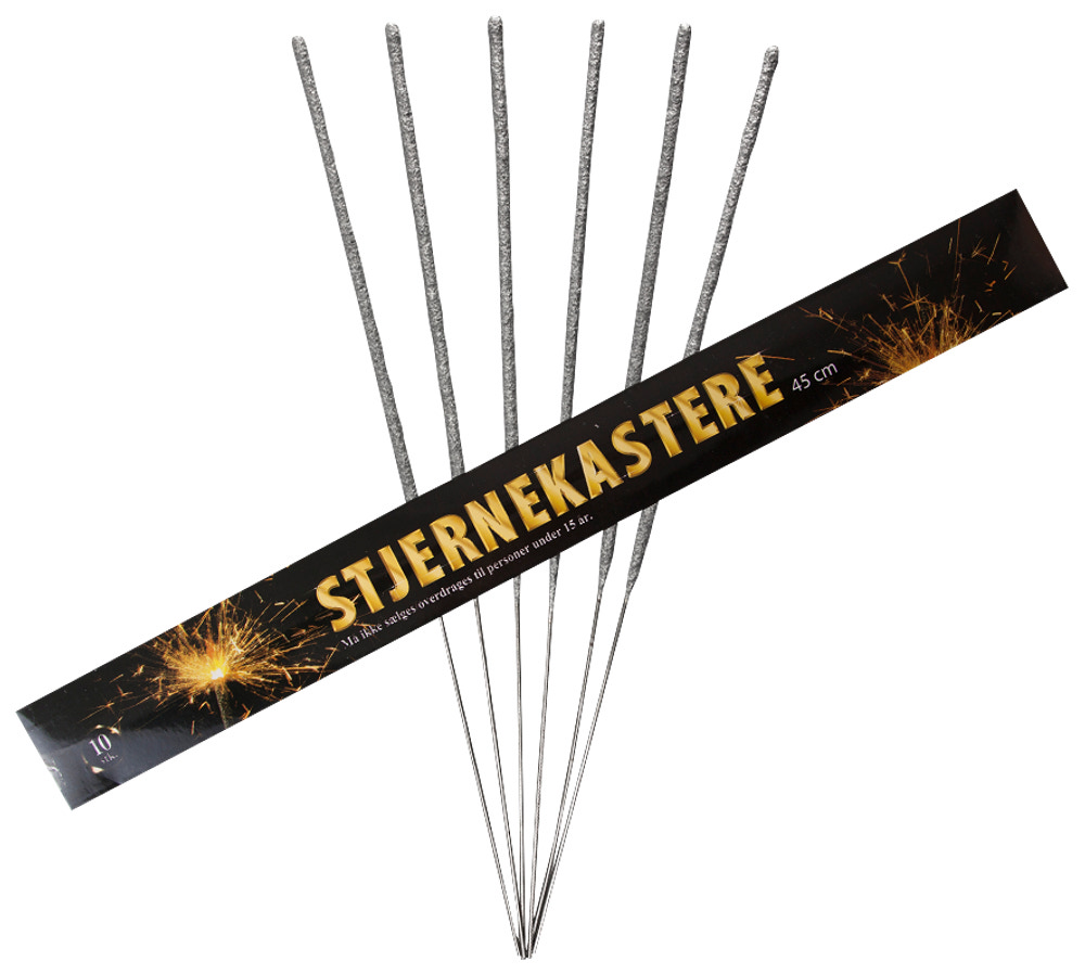 Stjernekastere 45 cm - 10 stk