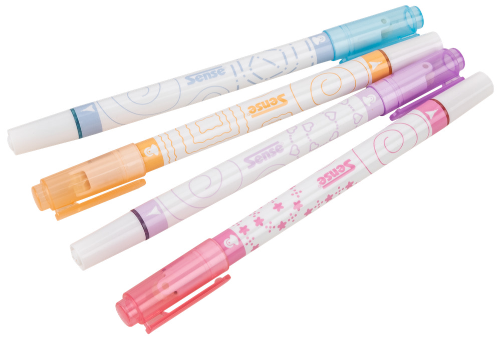 FINELINER/MÖNSTERPENNA 4-PACK