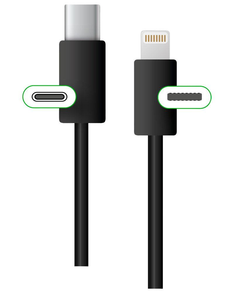 LADDKABEL USB-C/LIGHTN.0,5M SV