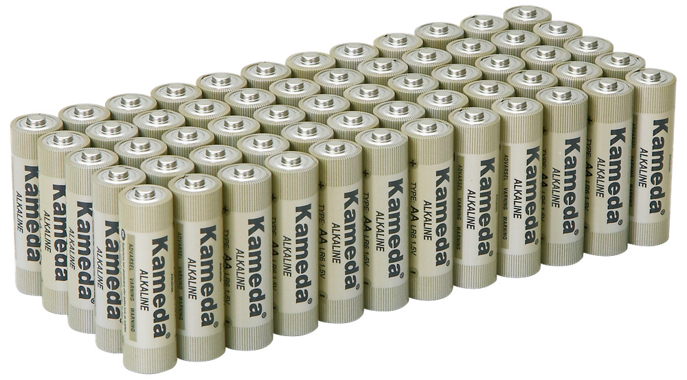 Kameda alkaline batteri AA 60-pack