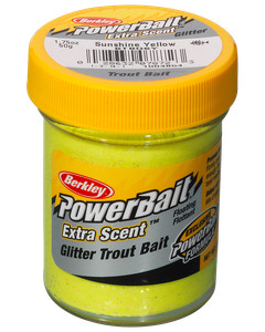 Powerbait sunshine yellow glit