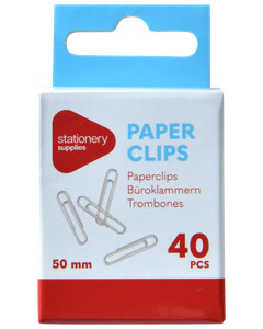 Papirclips assorterede varianter