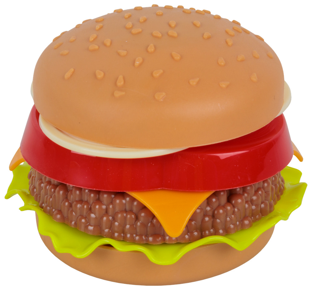 Legetøjs cheeseburger