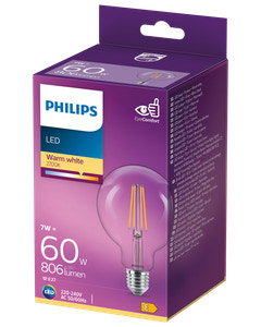 PHILIPS FILAMENT 7W E27 G93