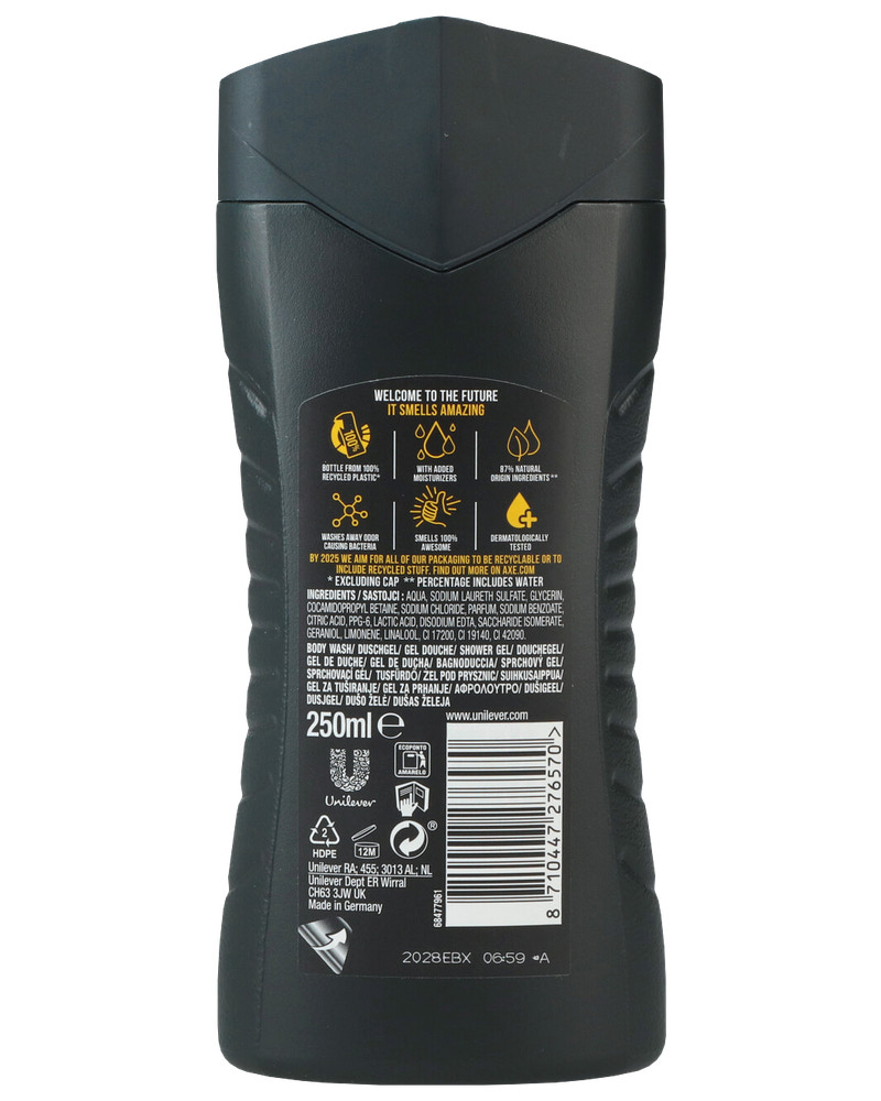 AXE Showergel 3in1 - dark