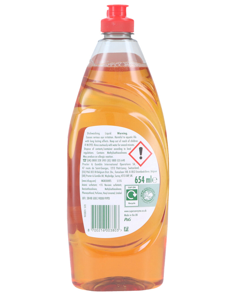 FAIRY Opvaskemiddel 654 ml - citrus grove