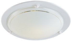 BRIGHT DESIGN Plafond Ø30 cm 60W E27  - hvid