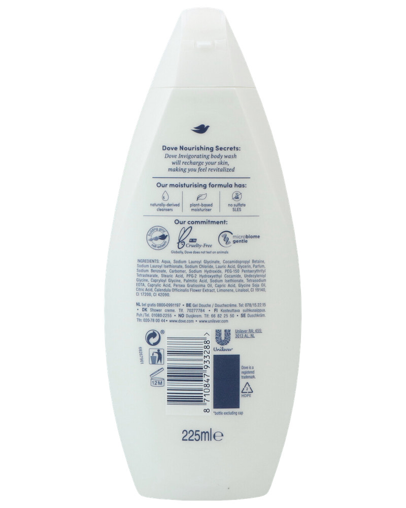 Dove Showergel 225 ml - invigorating