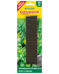 ECOstyle Gödningspinnar för örter 30-pack