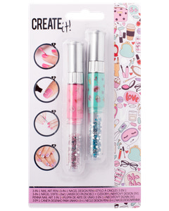 CREATEit  Nail art pen 2 stk. - assorterede varianter