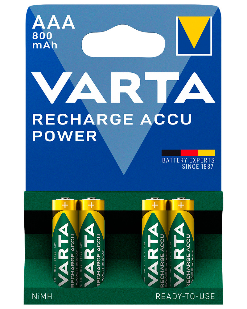 Batteri nihm aaa 800 mah 4 st