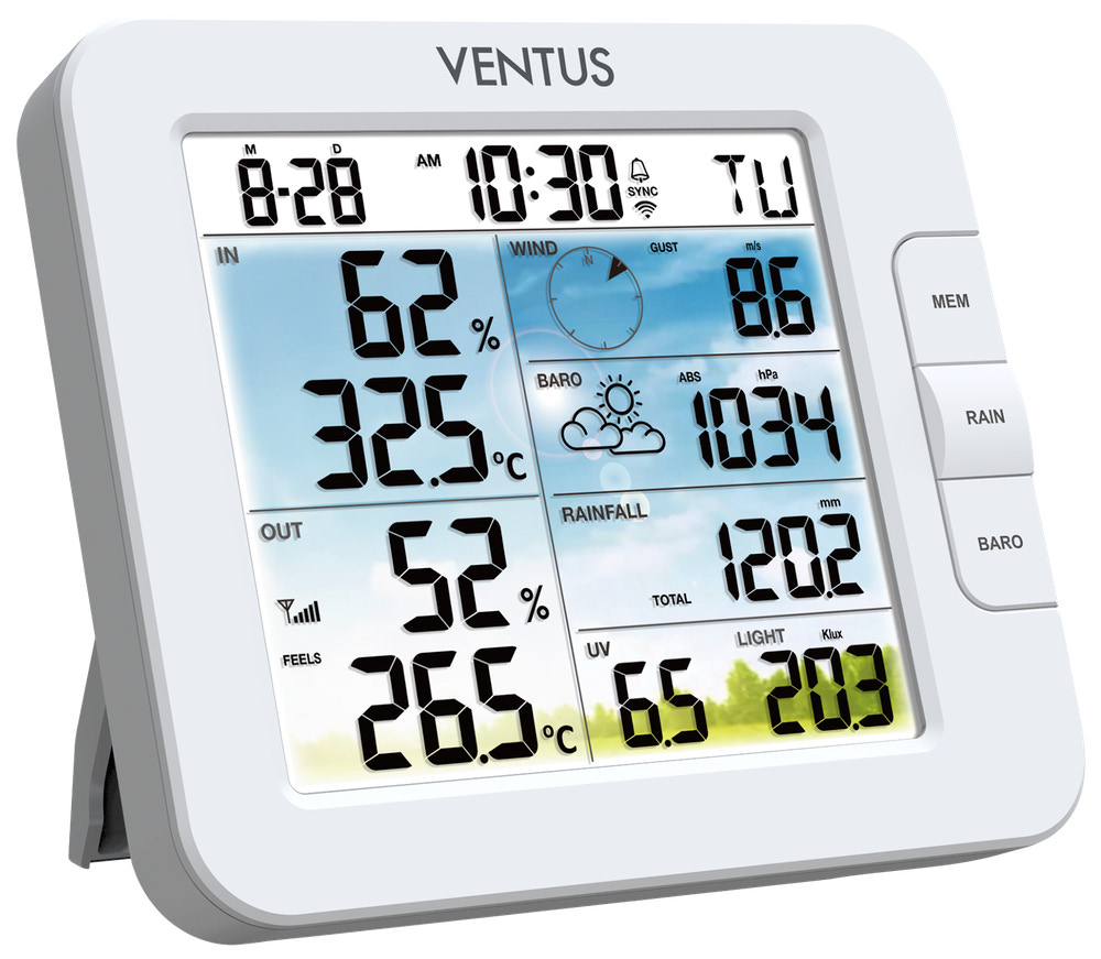 VENTUS WIFI vejrstation W838