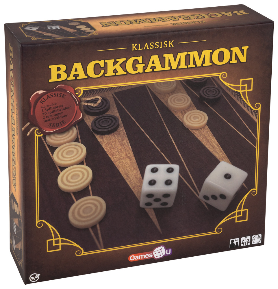 SÄLLSKAPSSPEL BACKGAMMON