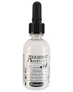 Schmincke Akryl Ink 50 ml - titaniumhvid