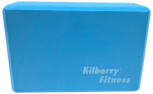 Kilberry Fitness Yoga blok 15 x 23 x 7,5 cm - blå