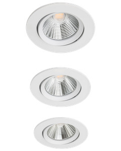 Nordlux Indbygningsspot LED 5 W IP23 3-pak - hvid