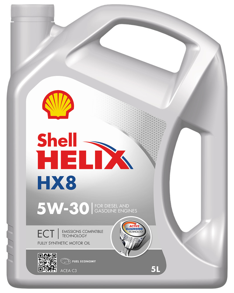 SHELL Helix HX8 ECT motorolja 5W-30 5 L