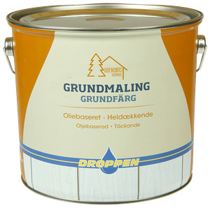 Droppen Grundmaling 4 L - hvid