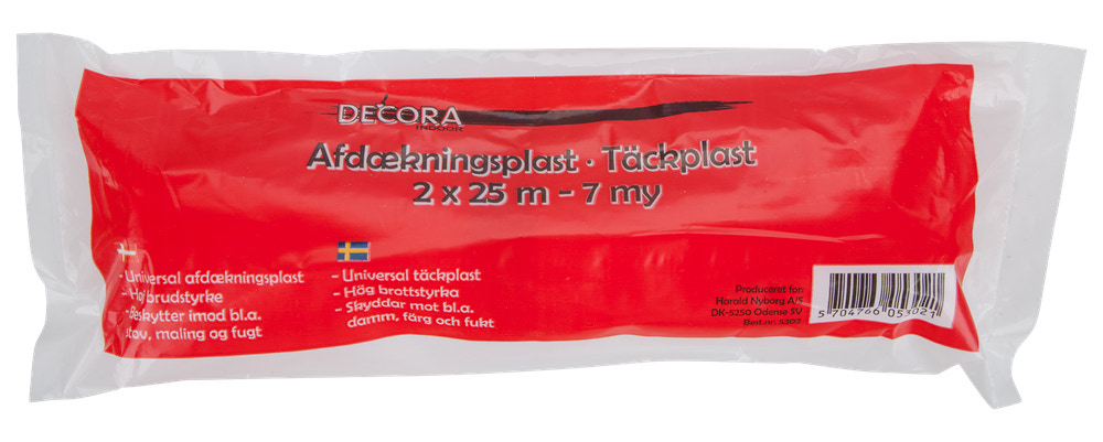 Täckplast 25x2m 7my