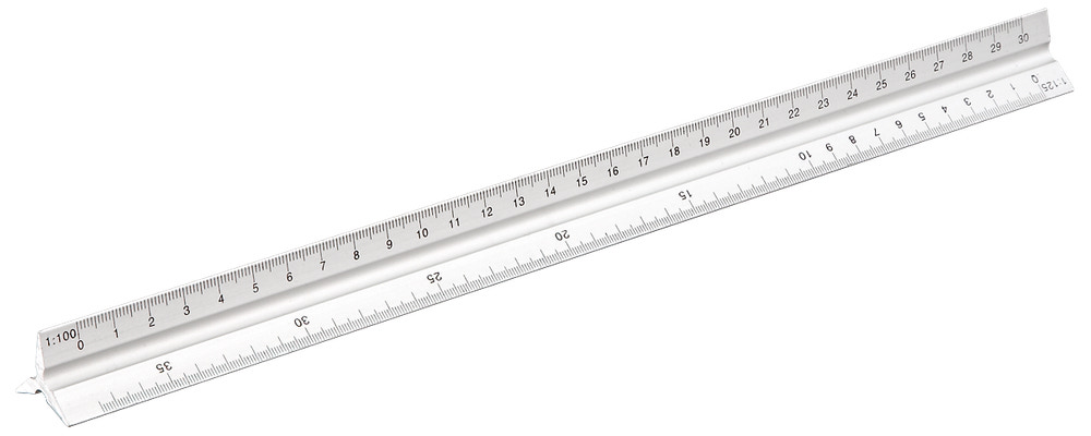 Mitsutomo Lineal trekantet 30 cm