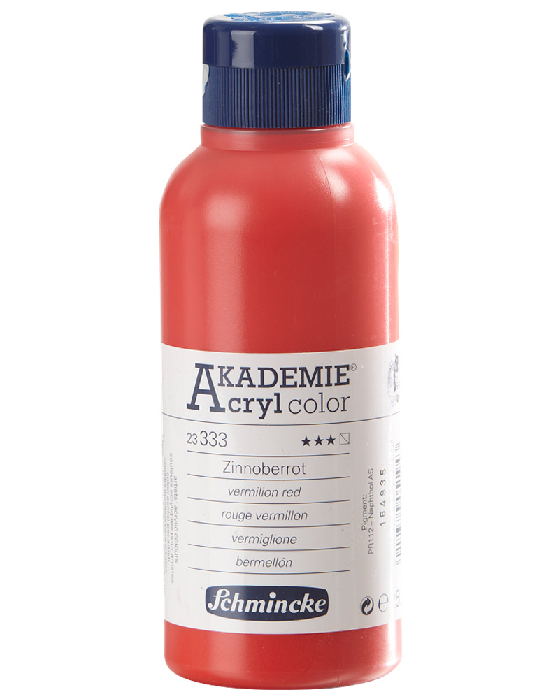 Schmincke Akrylfarve 250 ml Vermilion red