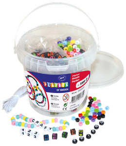 Playbox Alfabetperler 1000 stk.