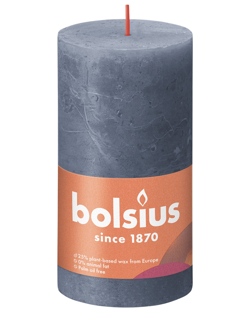 bolsius Bloklys shine - twillight blue