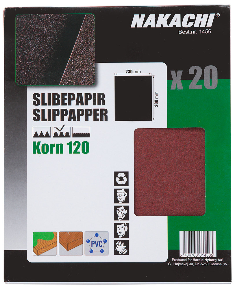 Slippapper 20 st K120 fin