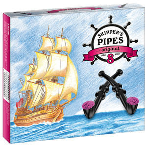 Skipper’s Pipes lakridspiber – Original 8-pak