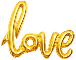 Folieballon 71 cm Love - Guld