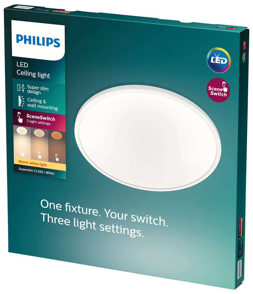 PHILIPS PLAFOND SUPERSLIM 18 W