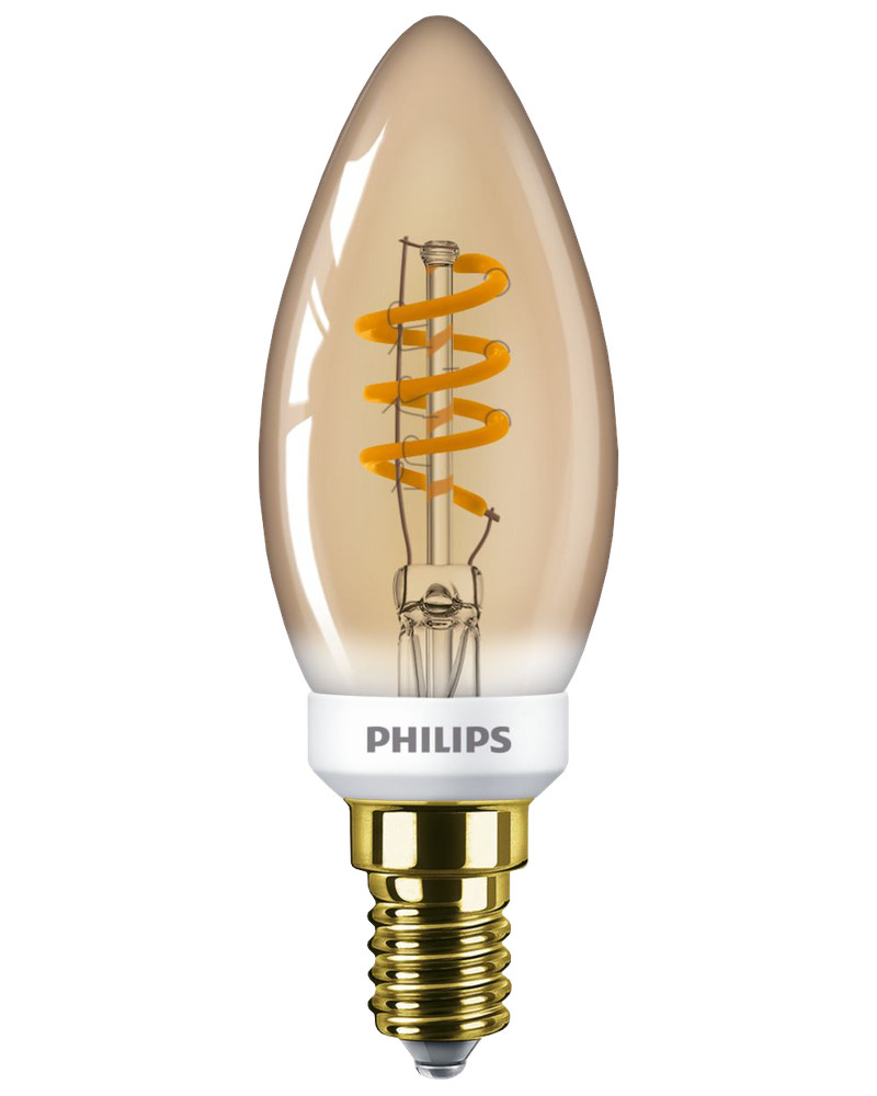 PHILIPS LED kronlampa 2,5W E14 C35 - flamma