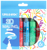 3D-färg pärlemor 6x25 ml